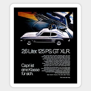 FORD CAPRI - advert Magnet